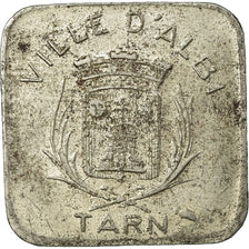 Monnaie, France, Ville d'Albi, Albi, 25 Centimes, TTB+, Iron, Elie:10.3