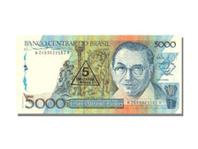 Brazil, 5 Cruzados Novos on 5000 Cruzados, KM #217a, UNC(65-70), A