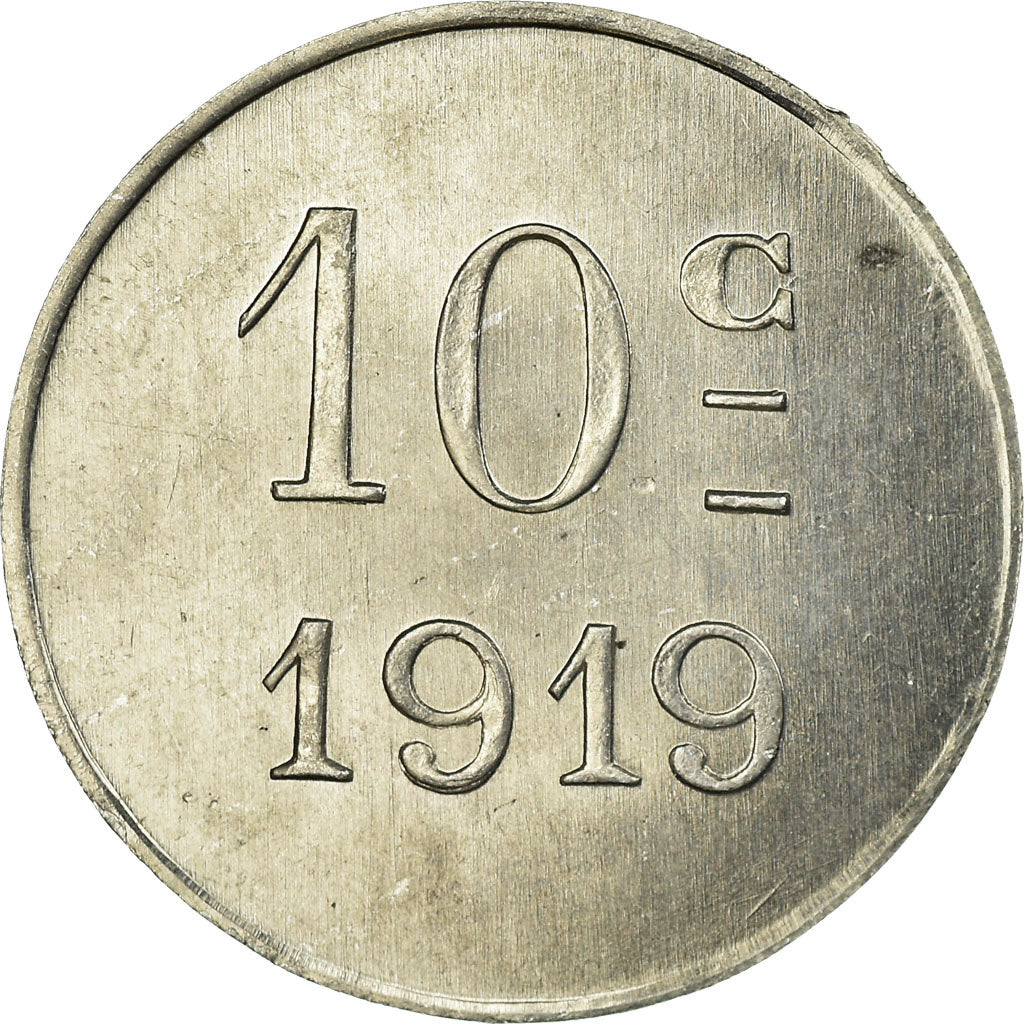 Monnaie, France, Ville de Montréal, Montréal, 10 Centimes, 1919, SPL