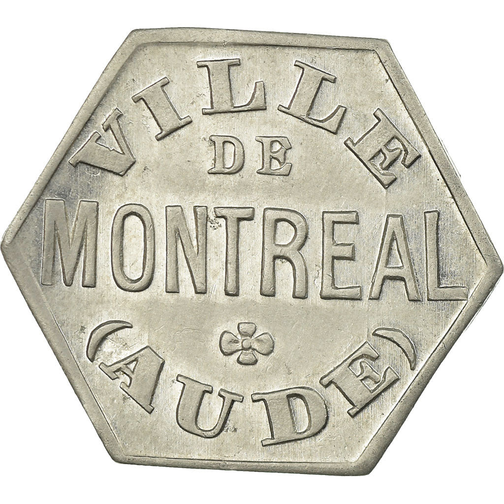 Moeda, França, Ville de Montréal, Montréal, 25 Centimes, 1919, AU(55-58)