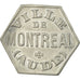 Moeda, França, Ville de Montréal, Montréal, 25 Centimes, 1919, AU(55-58)
