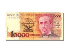 Brazil, 10 Cruzados Novos on 10,000 Cruzados, KM #218b, AU(55-58), A