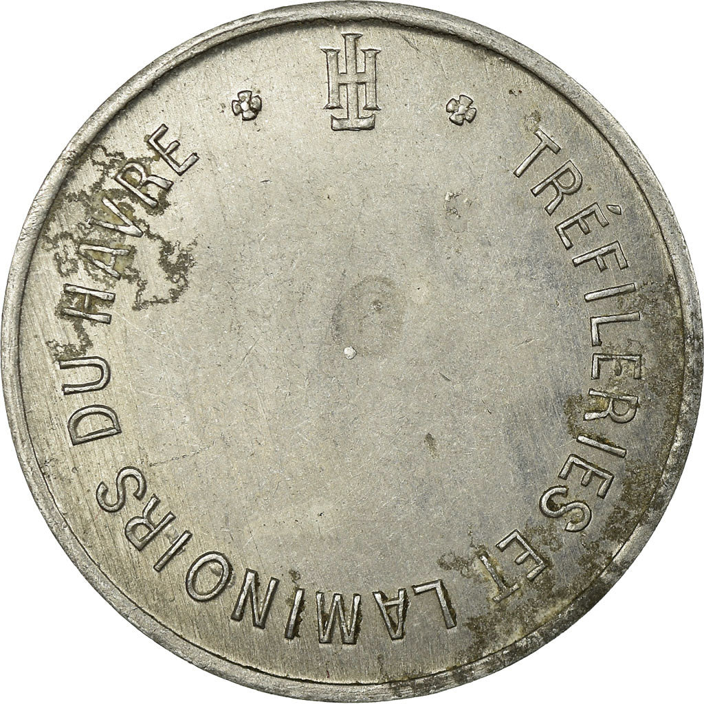 Coin, France, Tréfileries et Laminoires, Le Havre, 30 Centimes, AU(55-58)