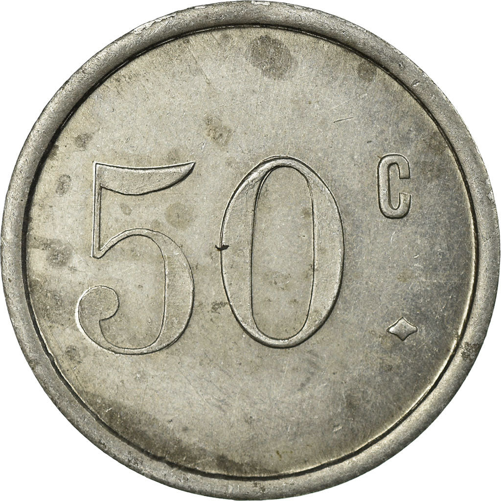 Moneda, Francia, Tréfileries et Laminoires, Le Havre, 50 Centimes, EBC