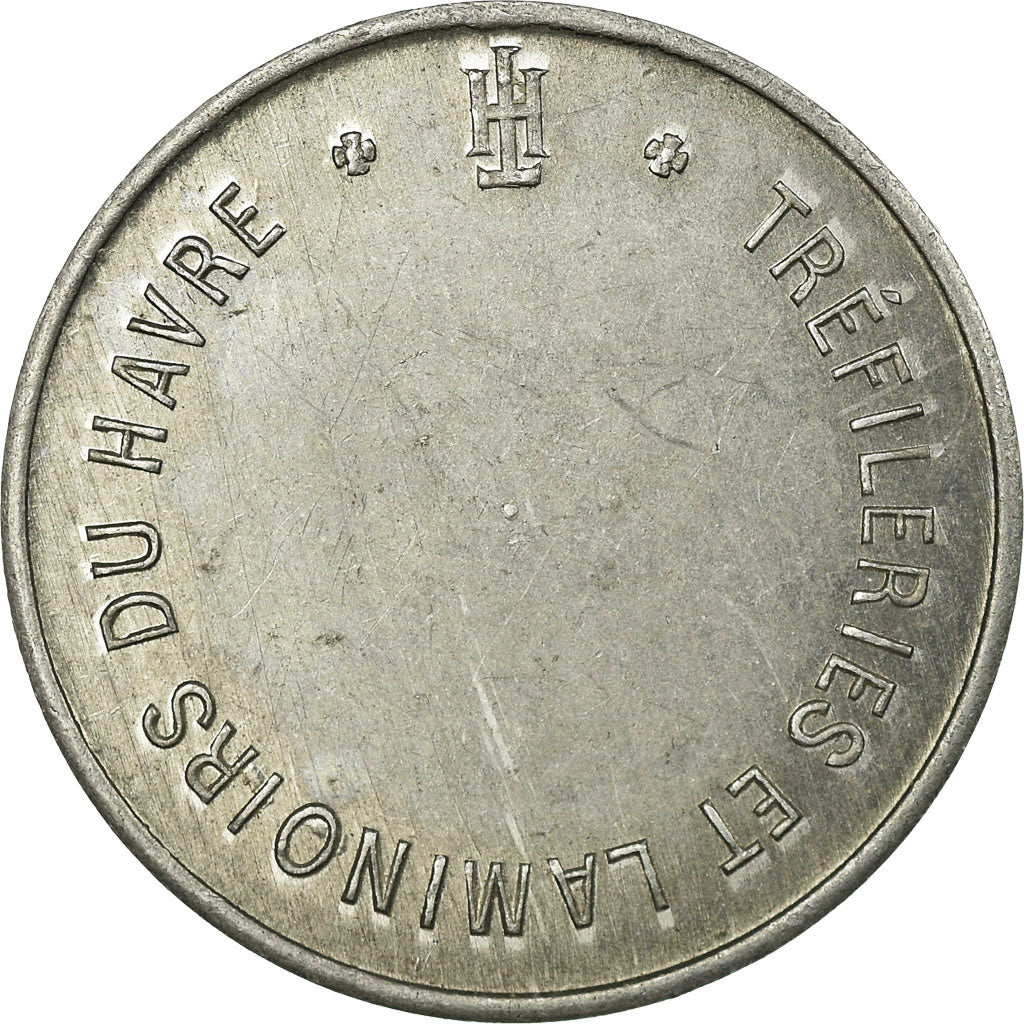 Moneda, Francia, Tréfileries et Laminoires, Le Havre, 50 Centimes, EBC