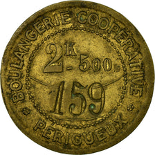 Münze, Frankreich, Boulangerie Coopérative, Périgueux, 2 kg 500, SS, Messing