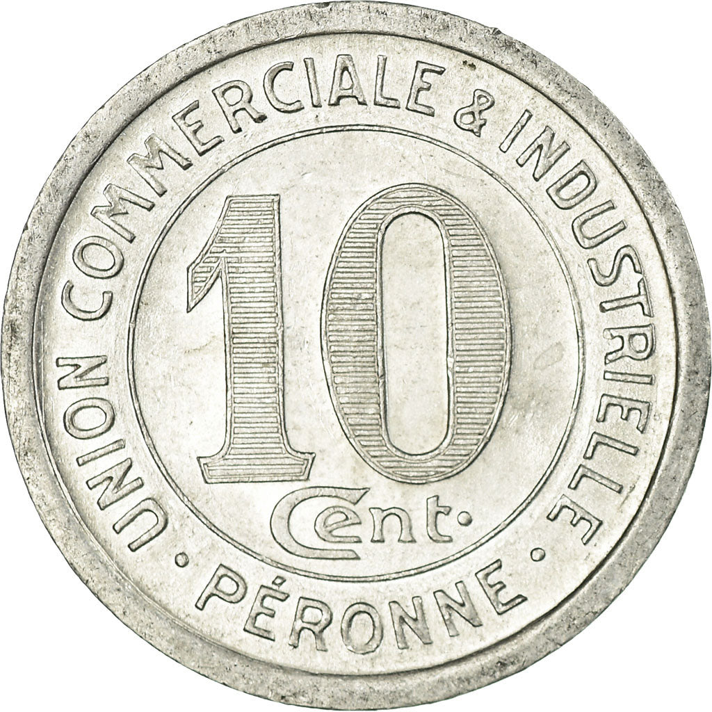 Coin, France, Union Commerciale et Industrielle, Péronne, 10 Centimes, 1922