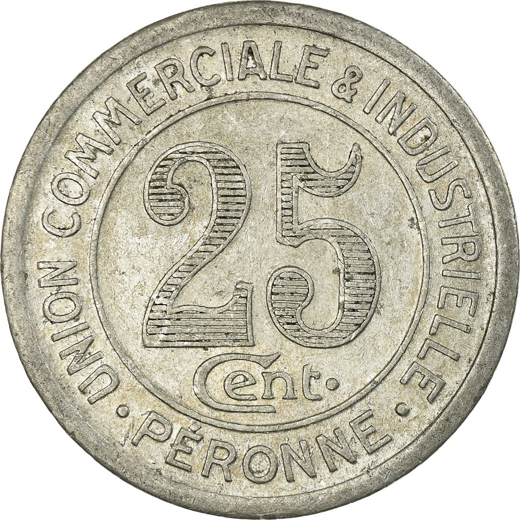 Coin, France, Union Commerciale et Industrielle, Péronne, 25 Centimes, 1922