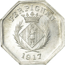 Coin, France, Chambre Syndicale des Commerçants, Perpignan, 10 Centimes, 1917