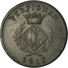 Monnaie, France, Chambre Syndicale des Commerçants, Perpignan, 5 Centimes