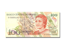 Brazil, 100 Cruzados Novos, KM #220a, UNC(63), A