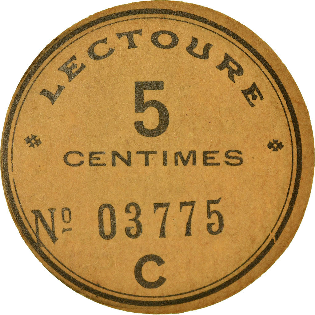 Münze, Frankreich, Lectoure, 5 Centimes, 1917, VZ, Cardboard