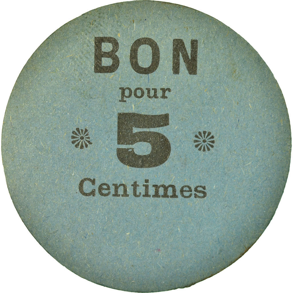 Monnaie, France, Société Horme et Buire, Lyon, 5 Centimes, SUP, Carton