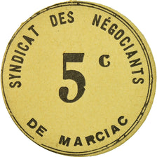 Coin, France, Syndicat des Négociants, Marciac, 5 Centimes, AU(55-58)