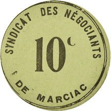 Moneta, Francia, Syndicat des Négociants, Marciac, 10 Centimes, SPL-, Cardboard