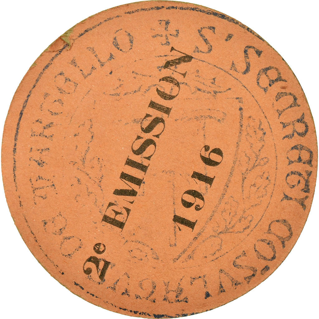 Coin, France, Union des Commerçants, Martel, 10 Centimes, 1916, AU(55-58)