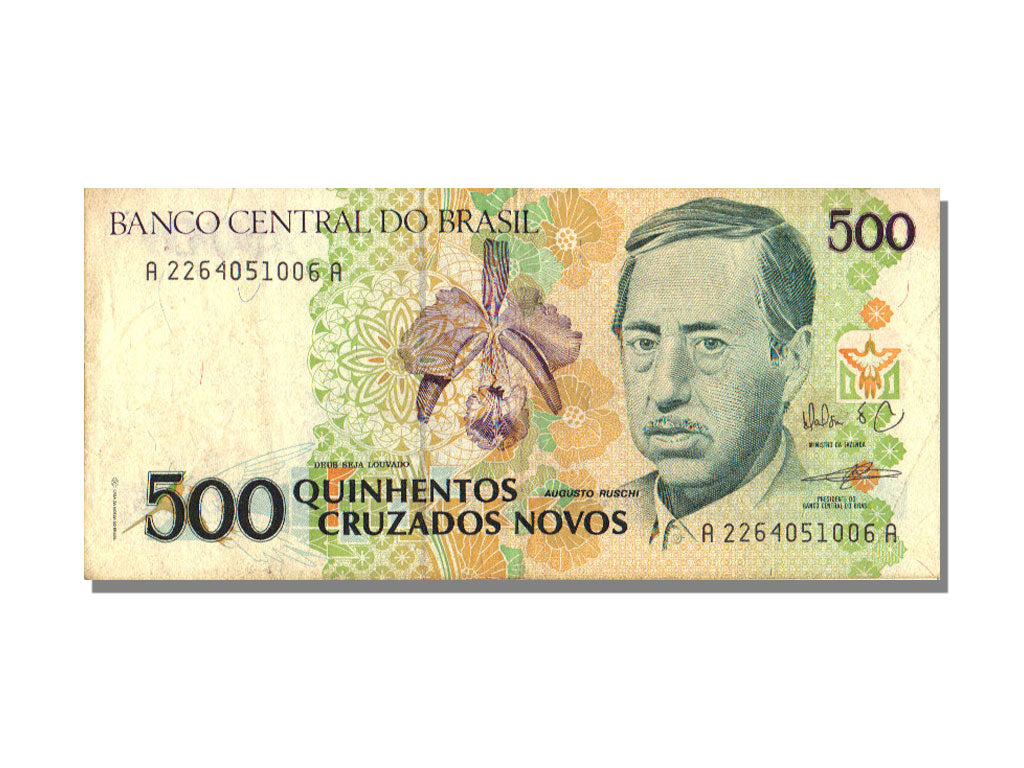 Brazil, 500 Cruzados Novos, EF(40-45), A