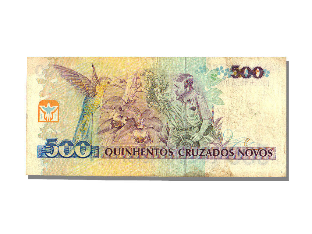 Brazil, 500 Cruzados Novos, EF(40-45), A