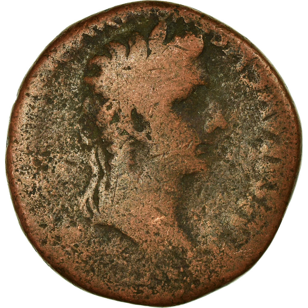 Coin, Tiberius, As, 12-14 AD, Lyon - Lugdunum, VF(20-25), Bronze, RIC:245