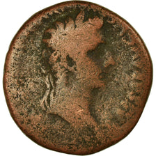 Coin, Tiberius, As, 12-14 AD, Lyon - Lugdunum, VF(20-25), Bronze, RIC:245