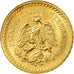 Moneta, Messico, 2-1/2 Pesos, 1945, Mexico City, SPL, Oro, KM:463