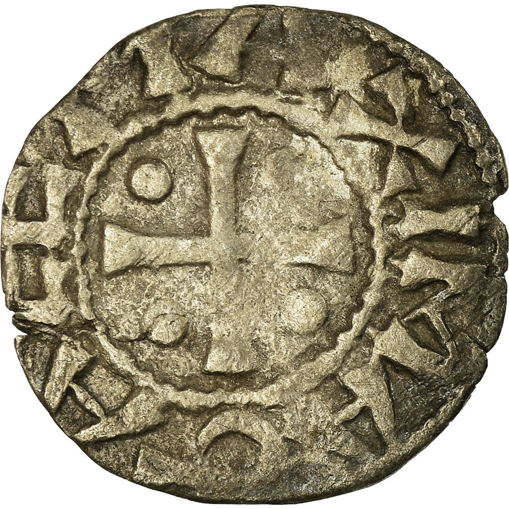 Coin, France, Dauphiné, Anonymous, Denarius, Vienne, VF(30-35), Silver