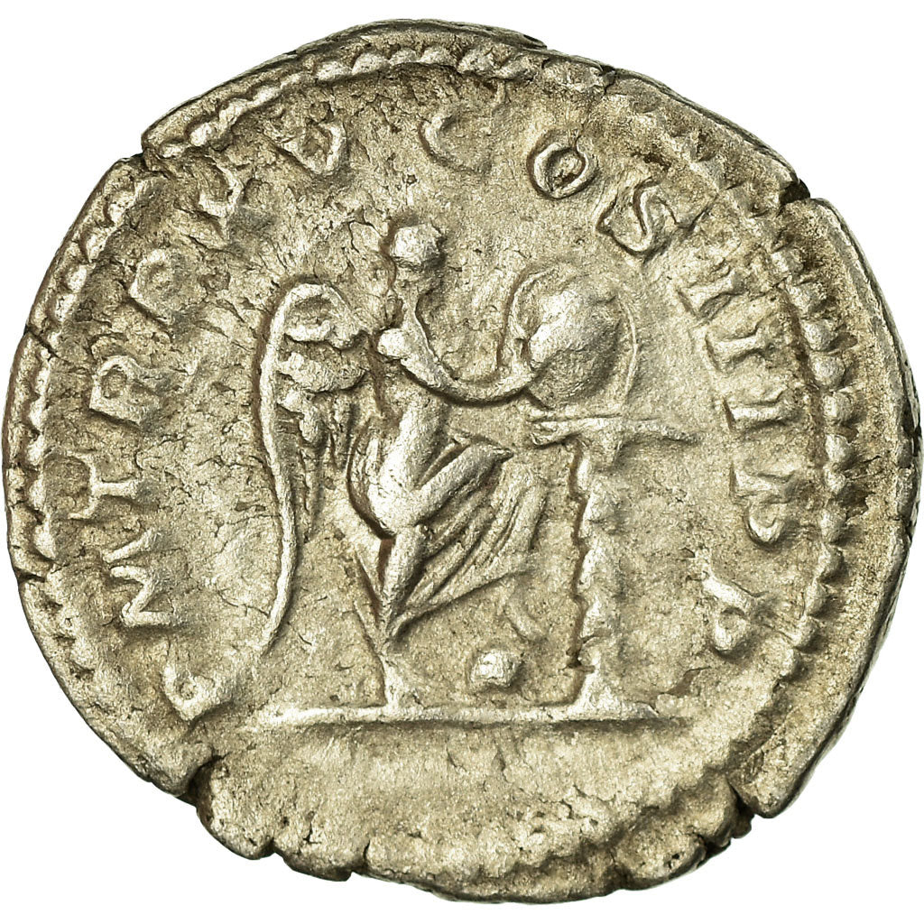 Coin, Septimius Severus, Denarius, 207, Rome, AU(50-53), Silver, RIC:211