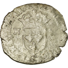 Munten, Frankrijk, Henri IV, Douzain aux deux H, 1594, Montpellier, FR, Billon