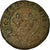 Moneta, Francia, Louis XIII, Double Tournois, 1624, Riom, MB, Rame, CGKL:424