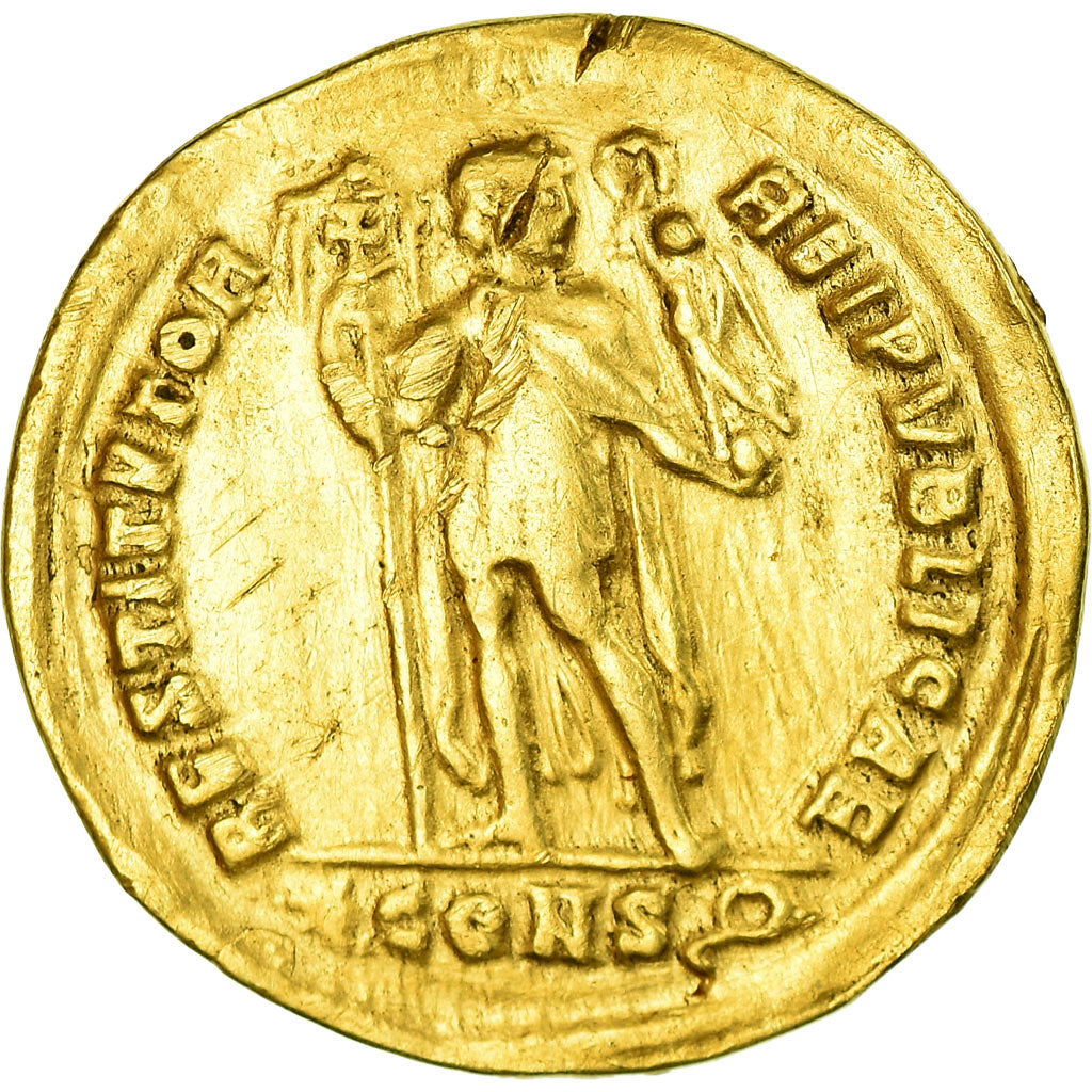 Moneta, Valens, Solidus, 367, Constantinople, BB, Oro, RIC:25b