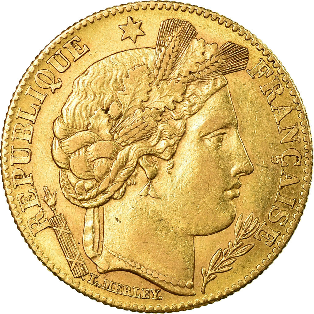 Münze, Frankreich, Cérès, 10 Francs, 1899, Paris, SS+, Gold, KM:830
