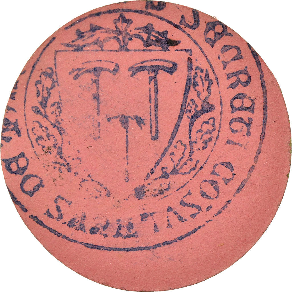Coin, France, Union des Commerçants, Martel, 10 Centimes, AU(55-58), Cardboard