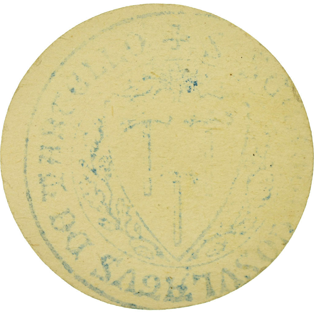 Coin, France, Union des Commerçants, Martel, 25 Centimes, AU(55-58), Cardboard