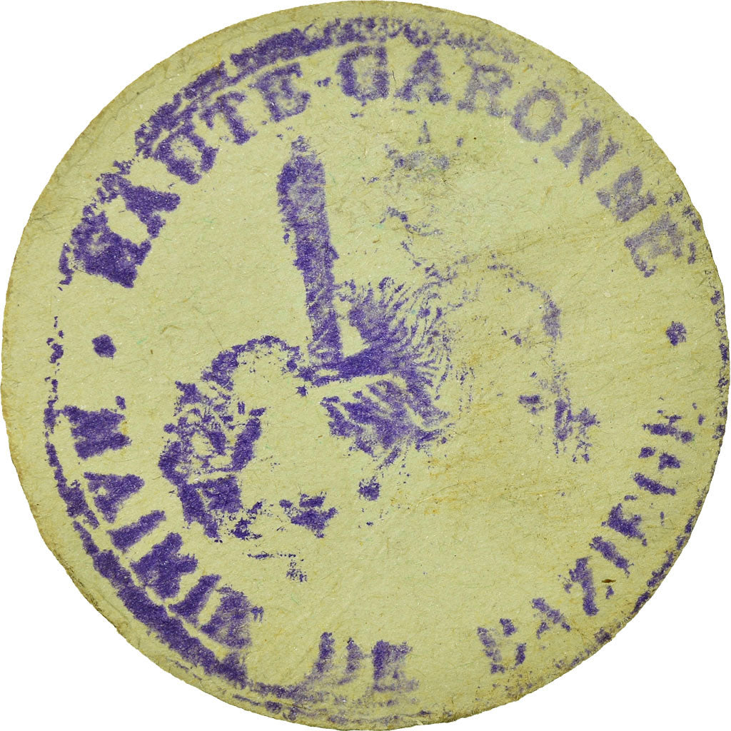Coin, France, Mairie de Baziège, Baziège, 5 Centimes, EF(40-45), Cardboard