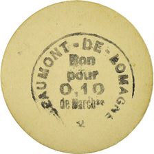 Munten, Frankrijk, Beaumont-de-Lomagne, 0.10 Franc, ZF+, Cardboard