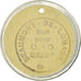 Coin, France, Beaumont-de-Lomagne, 0.10 Franc, AU(55-58), Metal hooped cardboard