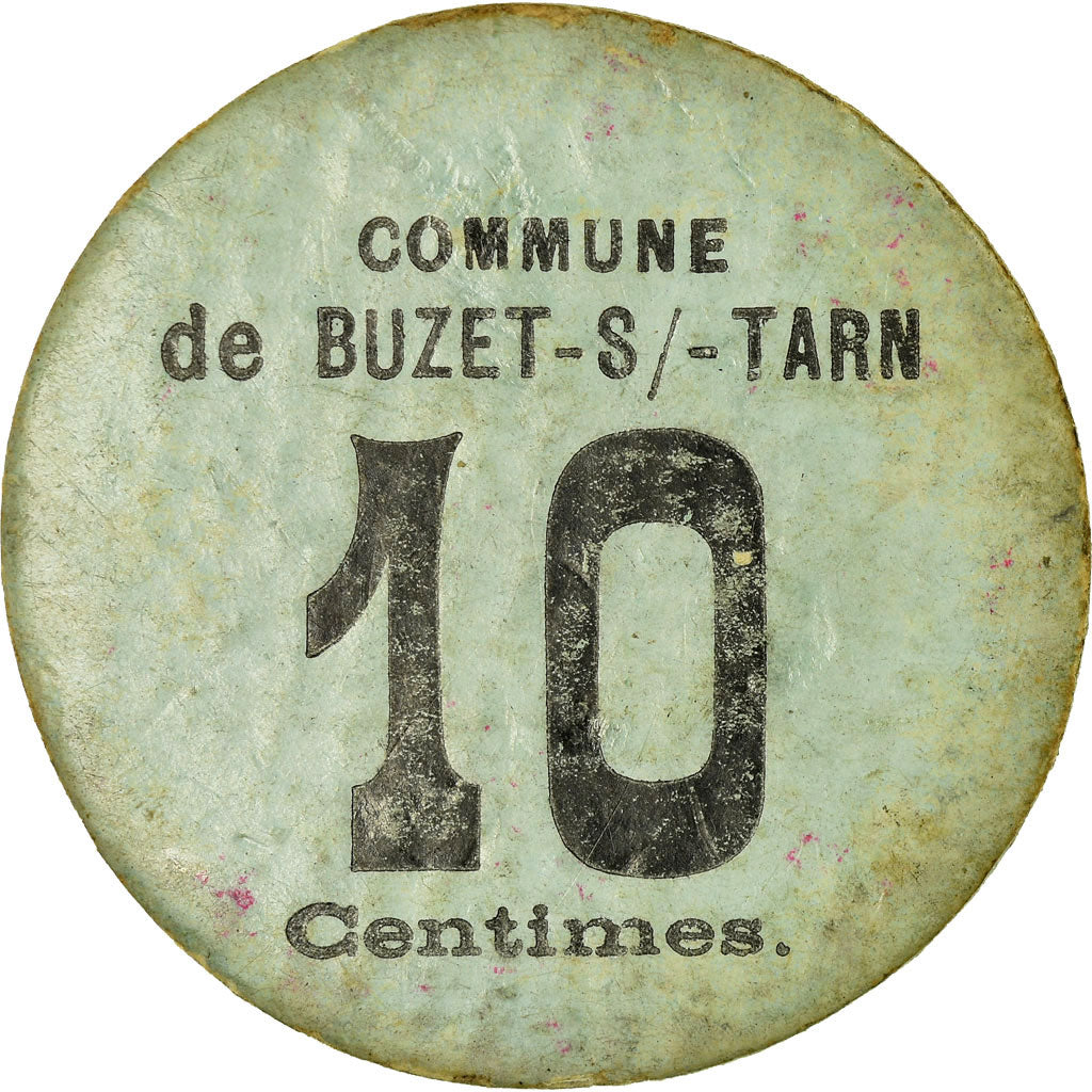 Coin, France, Commune de Buzet-sur-Tarn, Buzet-sur-Tarn, 10 Centimes, EF(40-45)