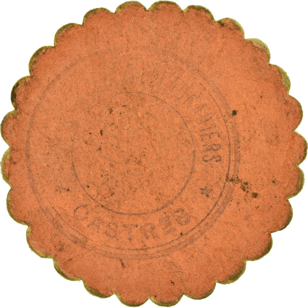 Moeda, França, Syndicat des Limonadiers, Castres, 0.25 Franc, VF(30-35)