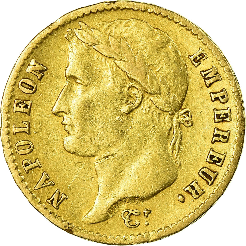 Coin, France, Napoléon I, 20 Francs, 1812, Paris, VF(30-35), Gold, KM:695.1