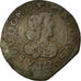 Moneta, Francja, Gaston d'Orléans, Double Tournois, 1641, Trévoux, VF(20-25)
