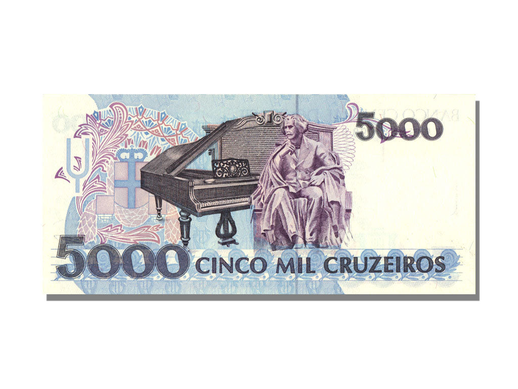 Brazil, 5000 Cruzeiros, UNC(65-70)