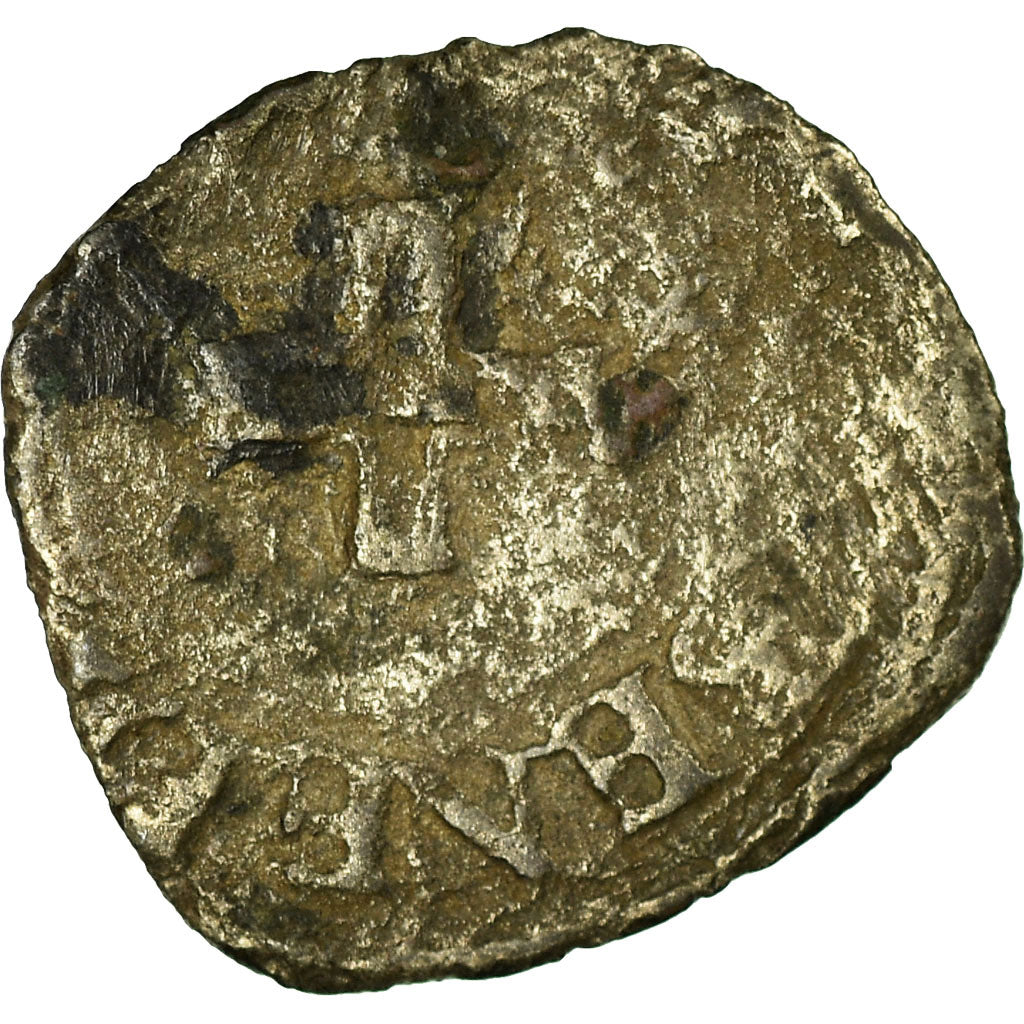 Coin, France, François Ier, Liard à la croisette, Uncertain Mint, VF(20-25)