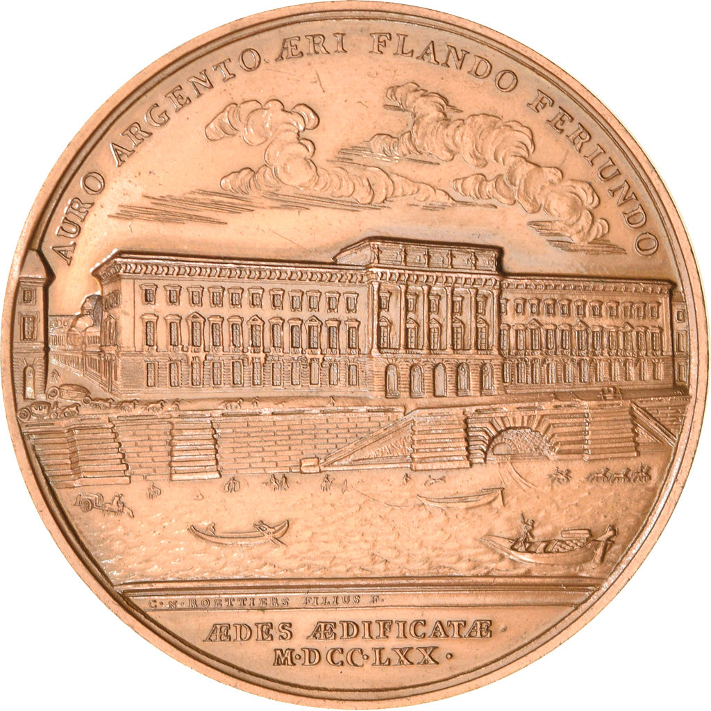 Francia, medalla, Louis XV, Monnaie de Paris, History, 1770, Röettiers