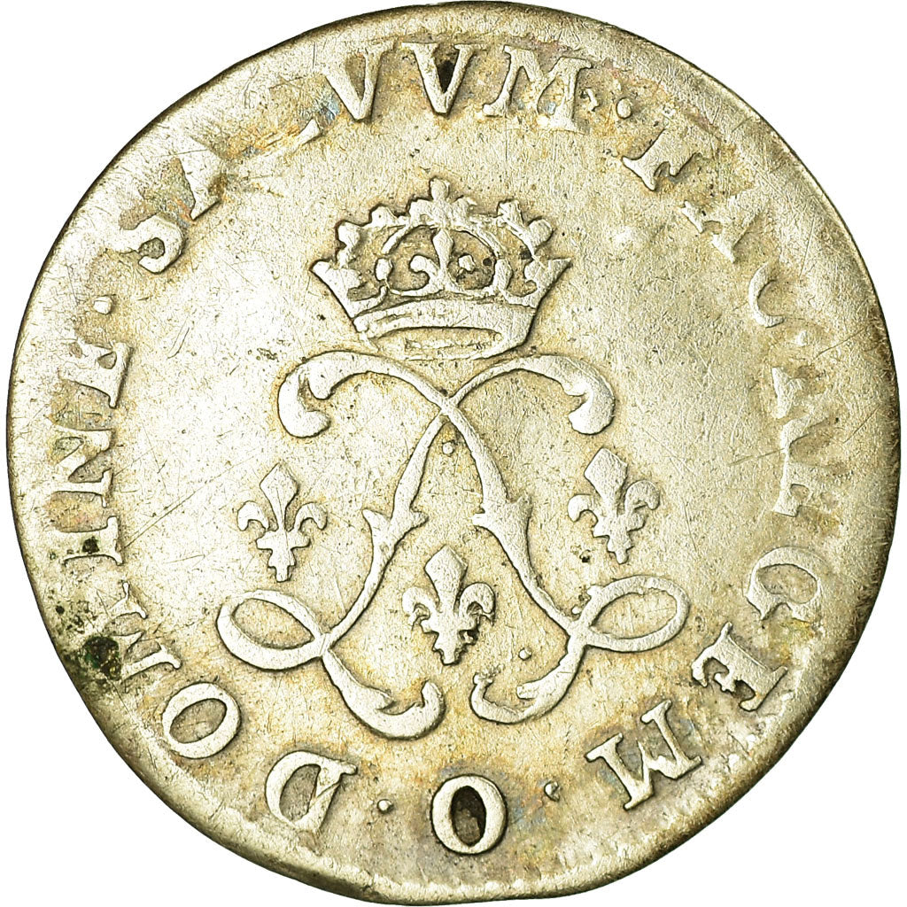 Coin, France, Louis XIV, 4 Sols aux 2 L, 1692, Riom, VF(30-35), Silver