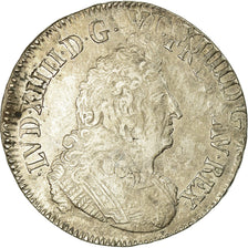 Moneta, Francia, Louis XIV, 1/2 Ecu aux palmes, 1694, Caen, MB+, Argento