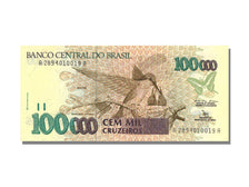 Brazil, 100,000 Cruzeiros, KM #235a, UNC(65-70), A