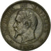 Moneta, Francia, Napoleon III, 10 Centimes, 1854, Lille, BB, Bronzo, KM:771.7