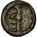 Coin, Nervii, Potin au rameau, VF(20-25), Potin, Delestrée:629