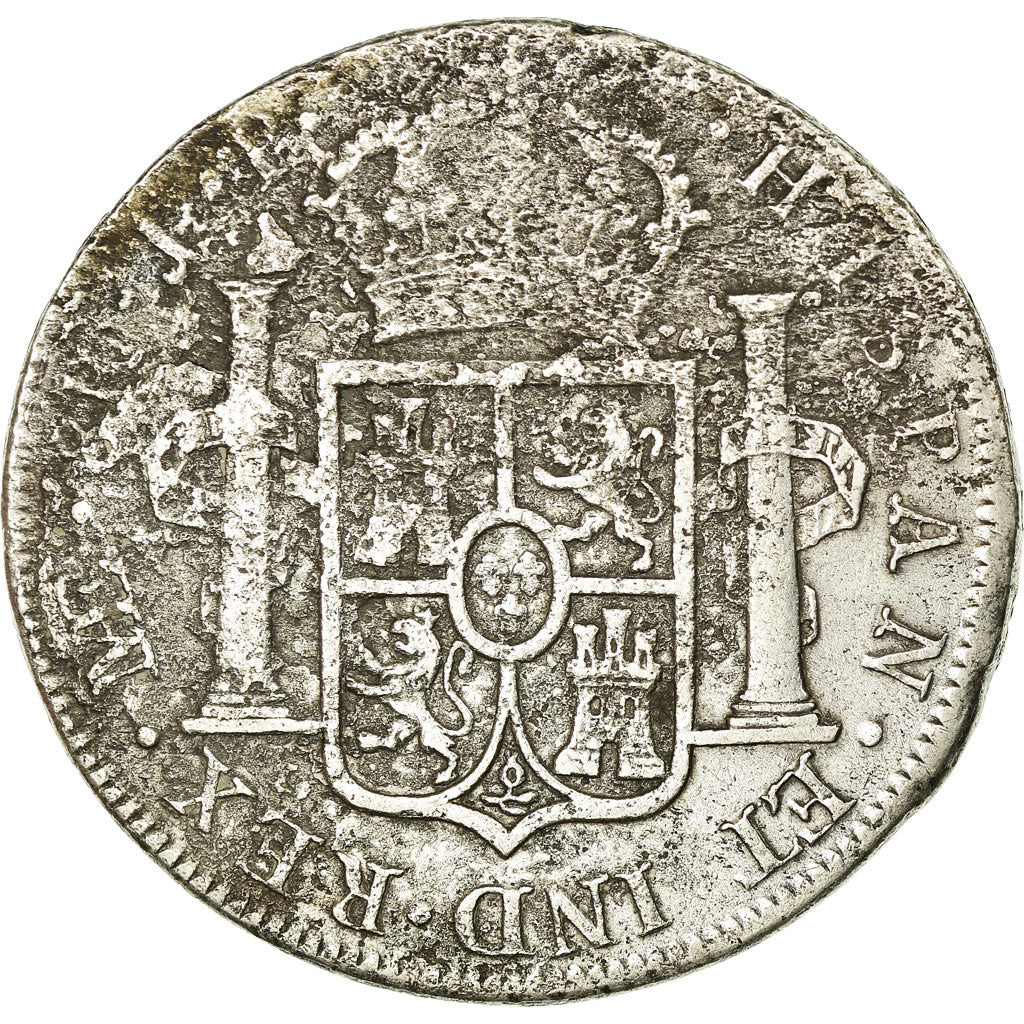 Coin, Peru, Ferdinand VII, 8 Reales, 1816, Lima, VF(20-25), Silver, KM:117.1