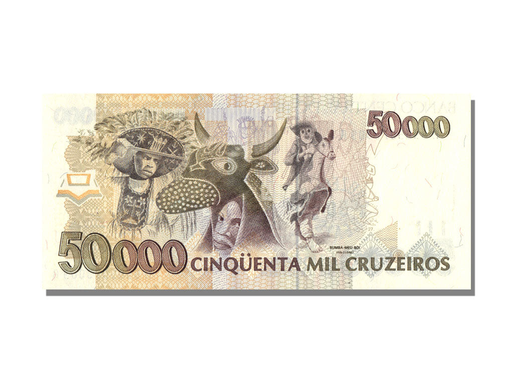 Brazil, 50 Cruzeiros Reais / 50 000 Cruzeiros, UNC(65-70)